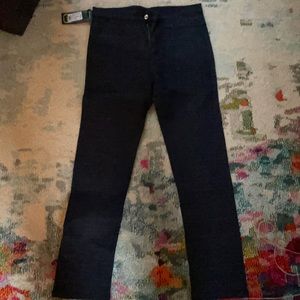 Fashion Apparel chino pants, navy blue. Waist 31.